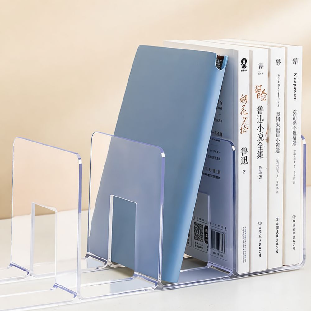 Clear Acrylic Book Stand Holder - Clear Acrylic Book Holder Desktop Organizer