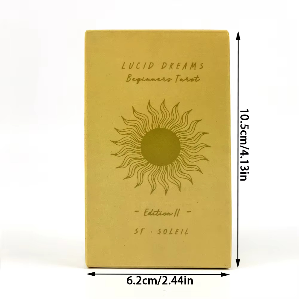 Lucid Dreams Beginners Tarot D - Tarot Deck With Guidebook 评论和价格