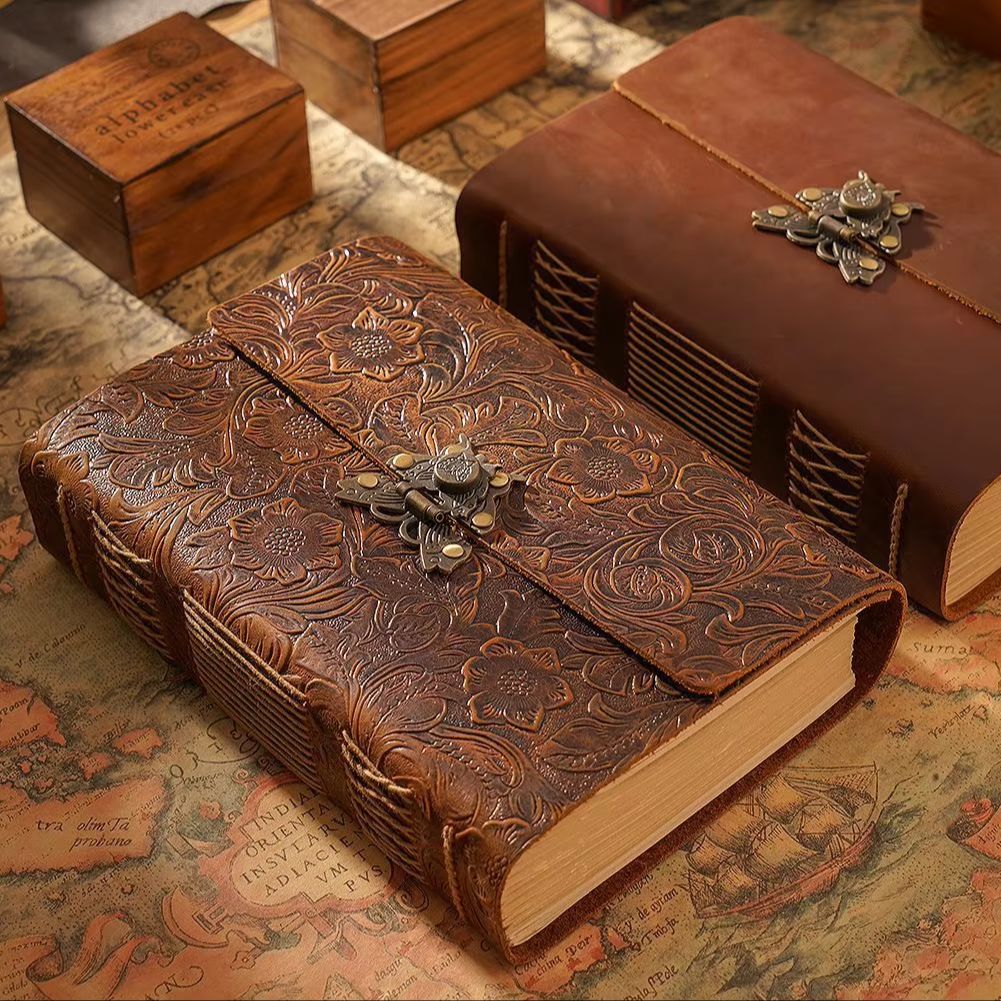 Vintage Crazy Horse Journal, E - Vintage Leather Journal Notebook 评论和价格