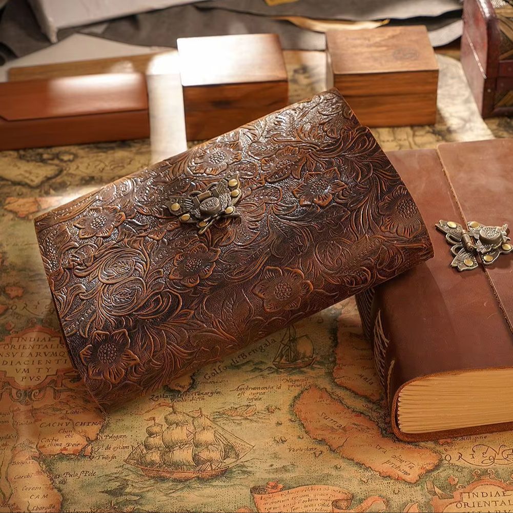 Vintage Crazy Horse Journal, E - Vintage Leather Journal Notebook 评论和价格