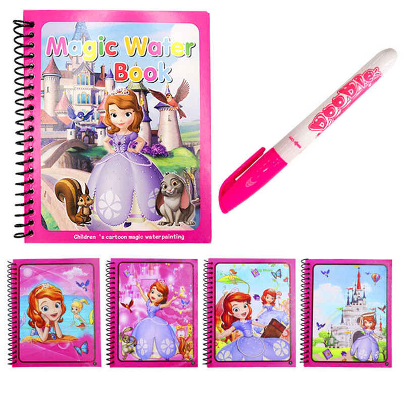 Disney Minnie Mickey water pai - Reusable Water Magic Coloring Book 评论和价格