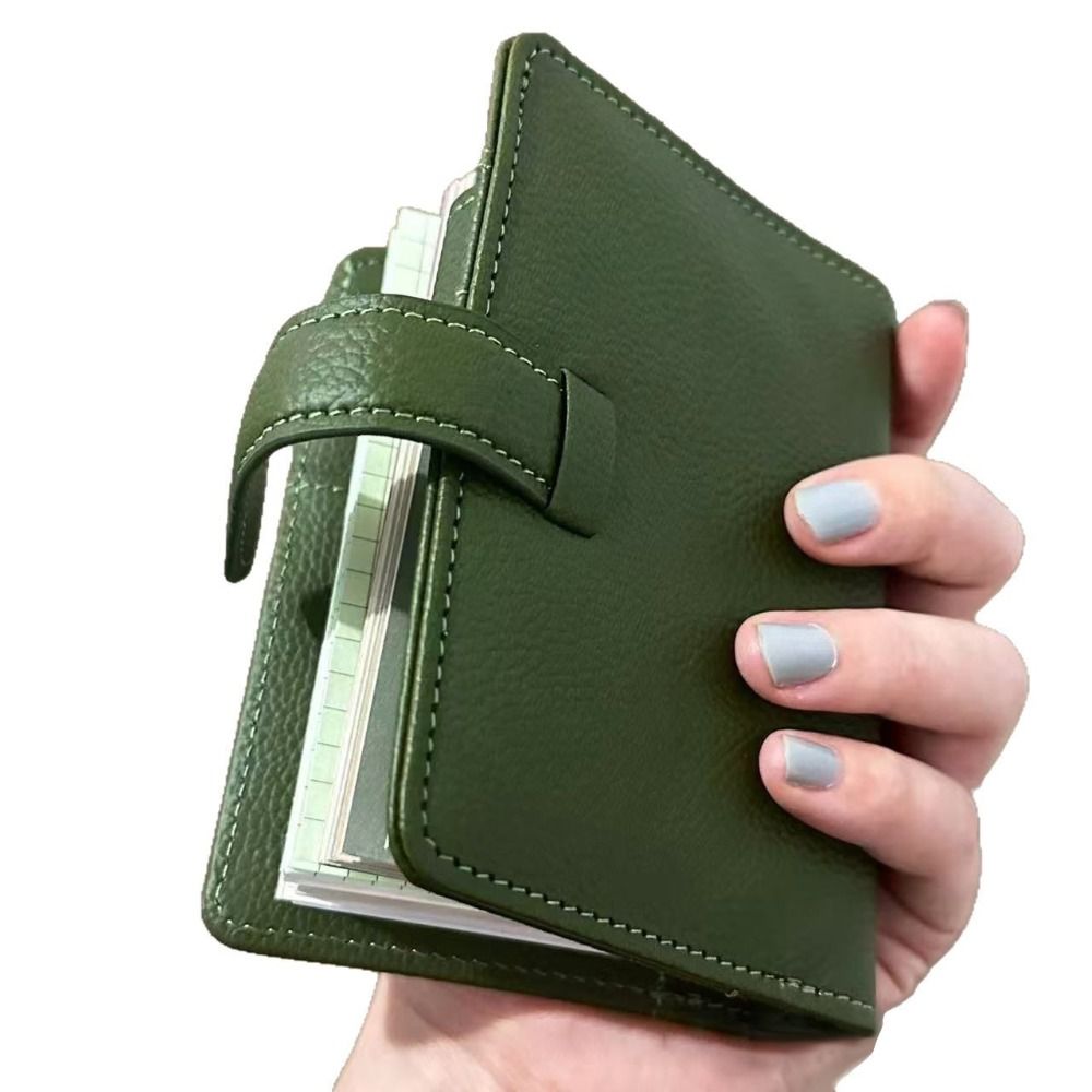 New M5 Green Leather Notebooks - Vintage Leather Journal Notebook 评论和价格