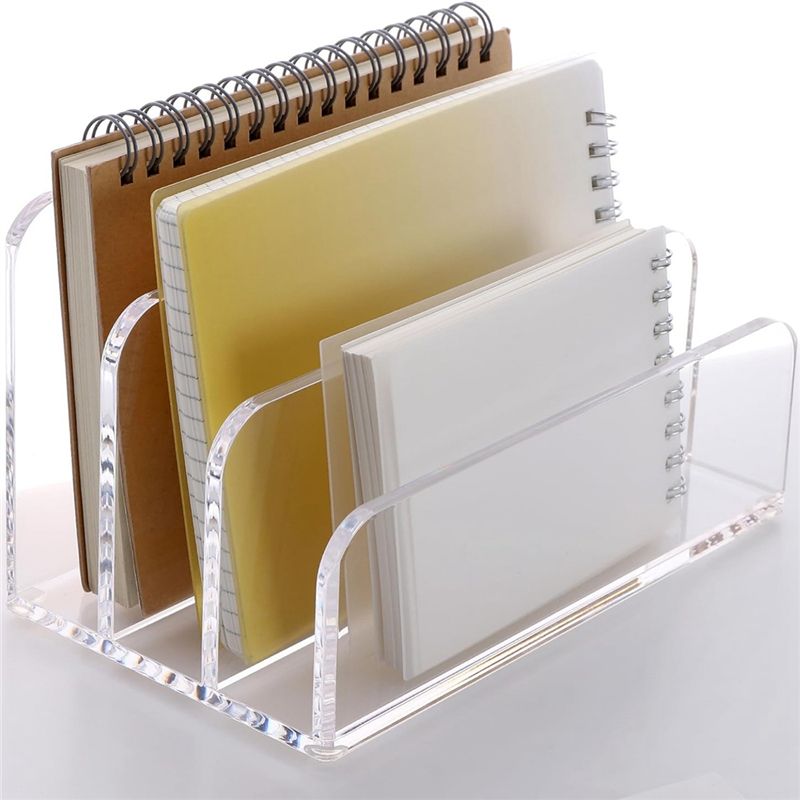 Voltvibe-3 Sections Clear Acry - Clear Acrylic Book Stand Holder 评论和价格
